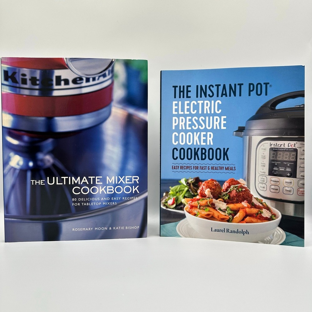 Kitchen Appliance Cookbook Lot 2 Instant Pot Mixer‎ Recipes Paperback Good